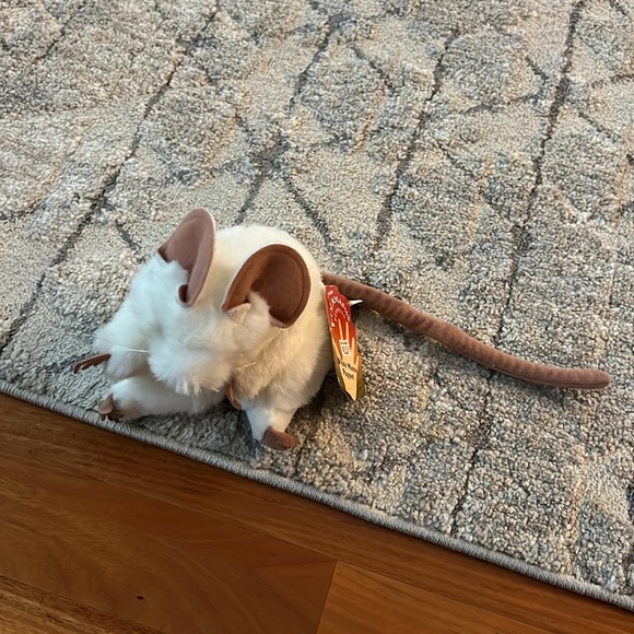 Folkmanis Hand Puppets White Mouse Puppet New Moveable mouth and arms rodent NWT - Picture 4 of 8